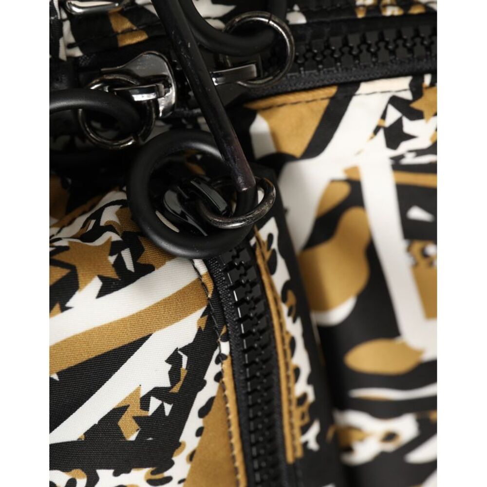Dolce & Gabbana Multicolor Star Nylon School Travel Backpack Borse Women's Bag